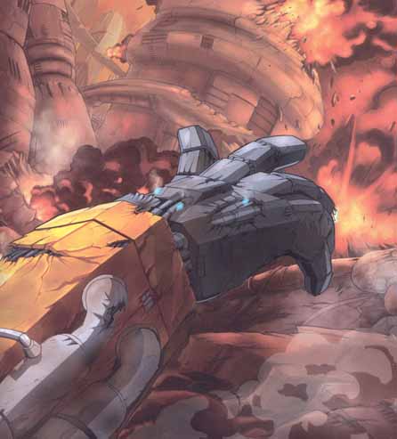 transformers dark of the moon sentinel prime pics. Sentinel Prime lies dead among