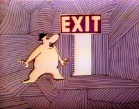 Exitpolarbearcartoon
