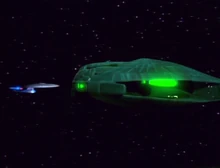 Enterprise-D and Warbird