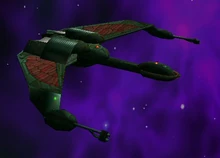 Klingon bird-of-prey image.
