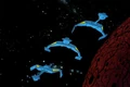 Romulan D7s ambush Enterprise, 2270.jpg