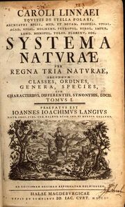 Systema Naturae cover