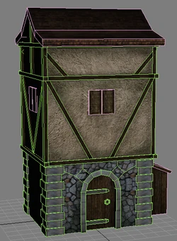 House wireframe