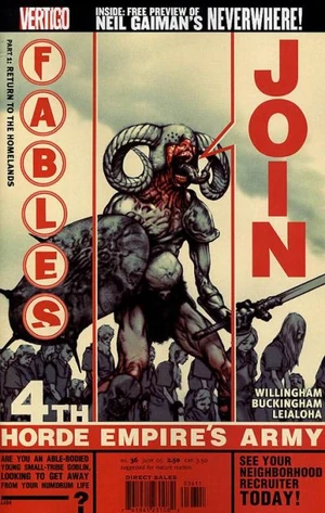 Cover for Fables #36
