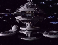 Starbase 375 with ships