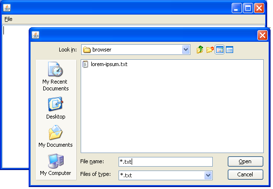 Browser-choose