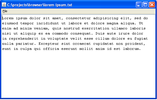 Browser-content