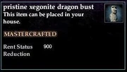 Xegonite Dragon Bust