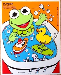 Playskool1983BabyKermBath8pcs