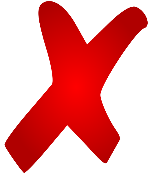 X mark