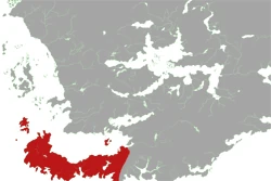 Map of Faerûn highlighting Southwest Faerûn