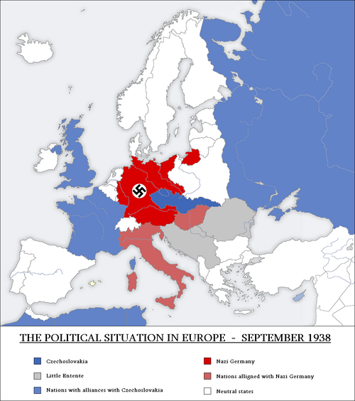 Politická situácia v Európe v septembri 1938