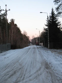 Jutrzenki, widok w kierunku Piłsudskiego.