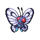 Imagen de Butterfree hembra en Pokémon Diamante y Perla