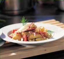 Potato salad with beer dressing