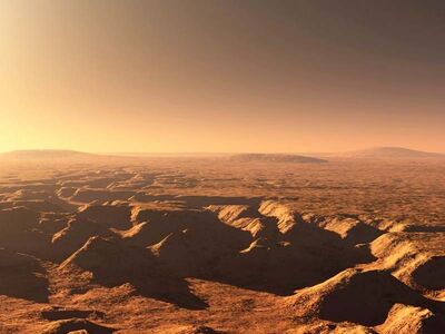 Mars surface