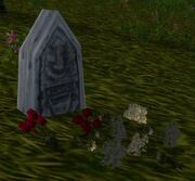 Decorated Headstone