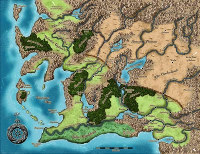 Varisia map