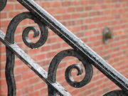 Wrought iron railing