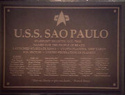 Sao Paulo-plaque