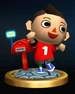 Animal Crossing Boy Trophy