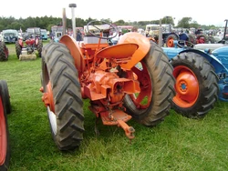 Case tractor rear