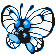 Imagen de Butterfree en Pokémon Amarillo