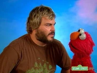 Backstage with Elmo - Jack Black