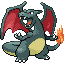 Imagen de Charizard variocolor en Pokémon Rojo Fuego y Verde Hoja