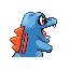 Imagen posterior de Totodile en la tercera generación
