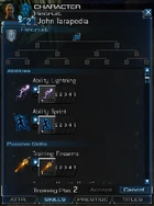 Skills window