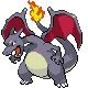Imagen de Charizard variocolor macho o hembra en Pokémon Platino