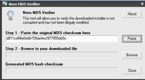 Md5sum step1