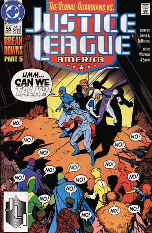 Cover for Justice League America #55