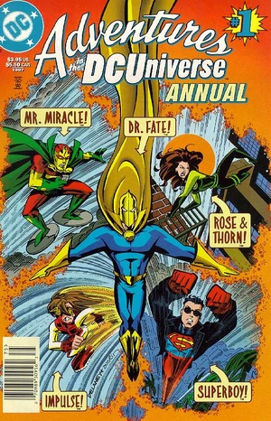 Cover for Adventures in the DC Universe Annual #1