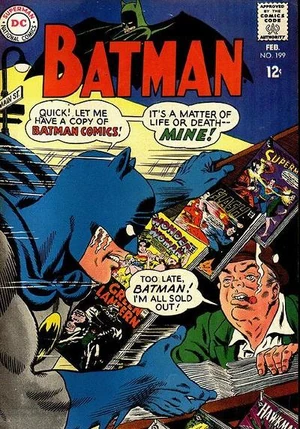 Cover for Batman #199
