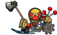 Woodchopper klutzy