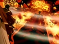 Roku destroys the throne room.png