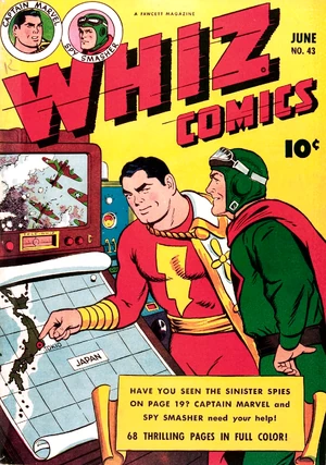 Cover for Whiz Comics #43