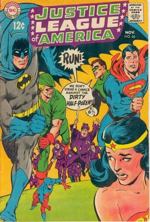 Cover for Justice League of America #66