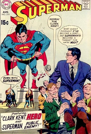 Cover for Superman #219