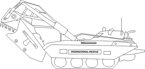 Excavator diagram