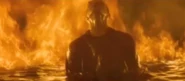 Harry Potter after being caught by an Inferius