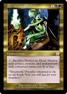 Pernicious Deed The Magic: The Gathering Wiki Magic