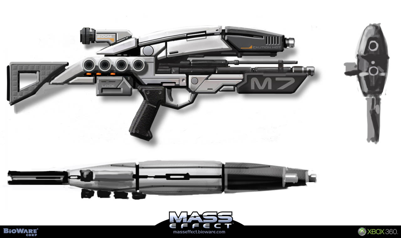 mass effect 2 guns