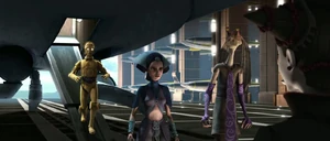 Padme es recibida por Neeyutnee