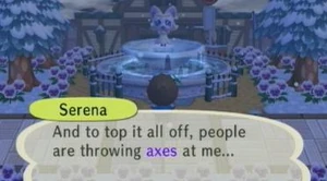 Serena crying