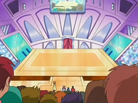 EP530 Escenario del concurso Pokémon de Sosiego