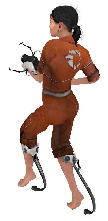 portal 2 wallpaper chell. portal 2 chell wallpaper.