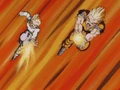 Gohan and Goten attack Omega